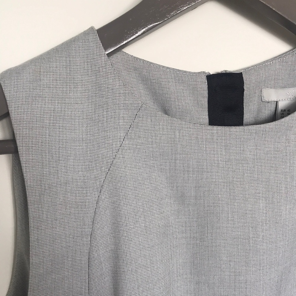 H&M Light Gray Sleeveless Midi Sheath Dress - Picture 3 of 5